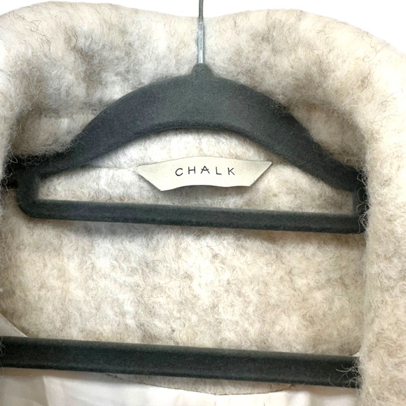 Chalk Womens Winter Coat Ivory One Size - Picture 5 of 8